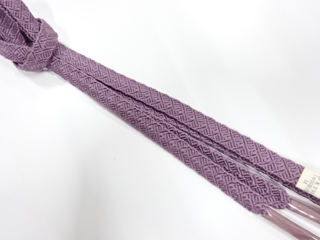 未使用品　正絹　手組帯締め